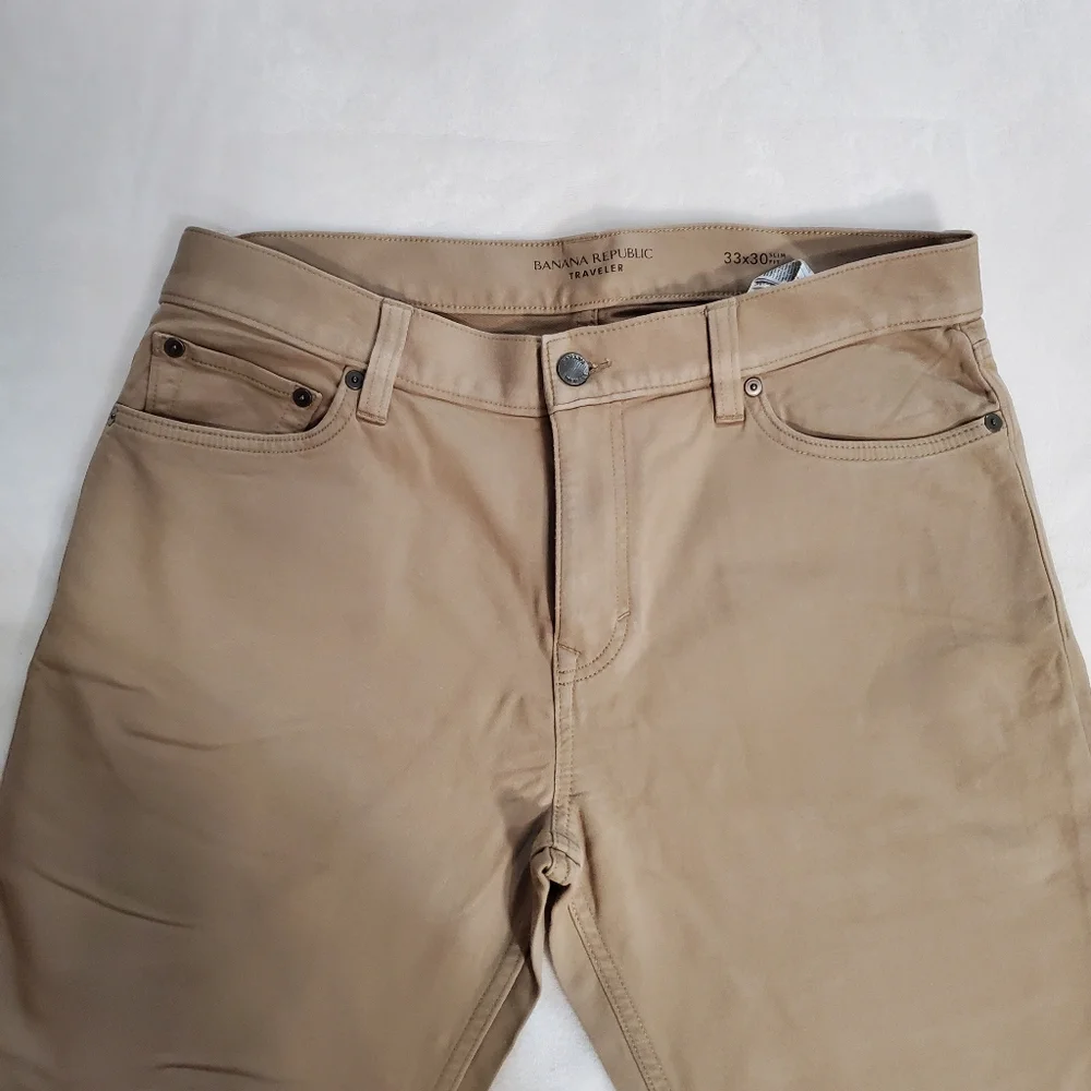 Banana Republic‎ Tan Straight Jeans
